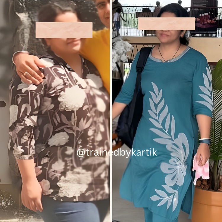 Nidhi weight loss transformation