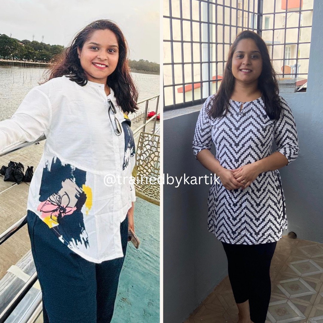 Nandini weight loss transformation