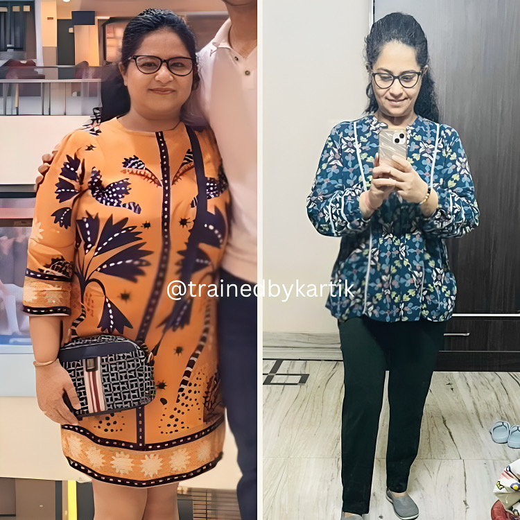 Manisha weight loss transformation