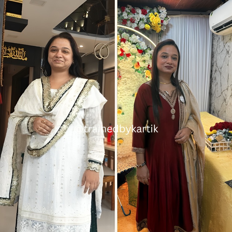 Arshia weight loss transformation